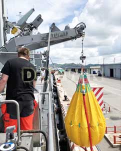 davit-load-testing-water-bags