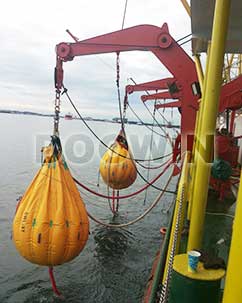 lifeboat-davit-load-test-weights