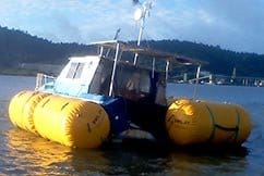 marine salvage lift bag for boat lifting