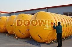 marine salvage bags inspection