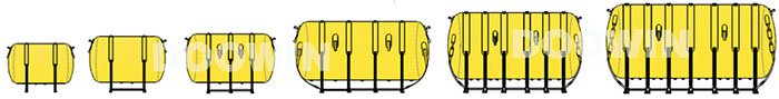 inflatable buoyancy bag structure