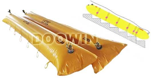 water-bag-test-weights gangway load testing water bag