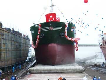 Turkey-ship-launching