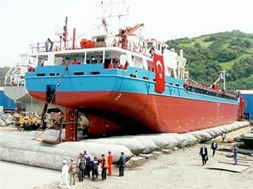 ship-launching-rubber-air-bags