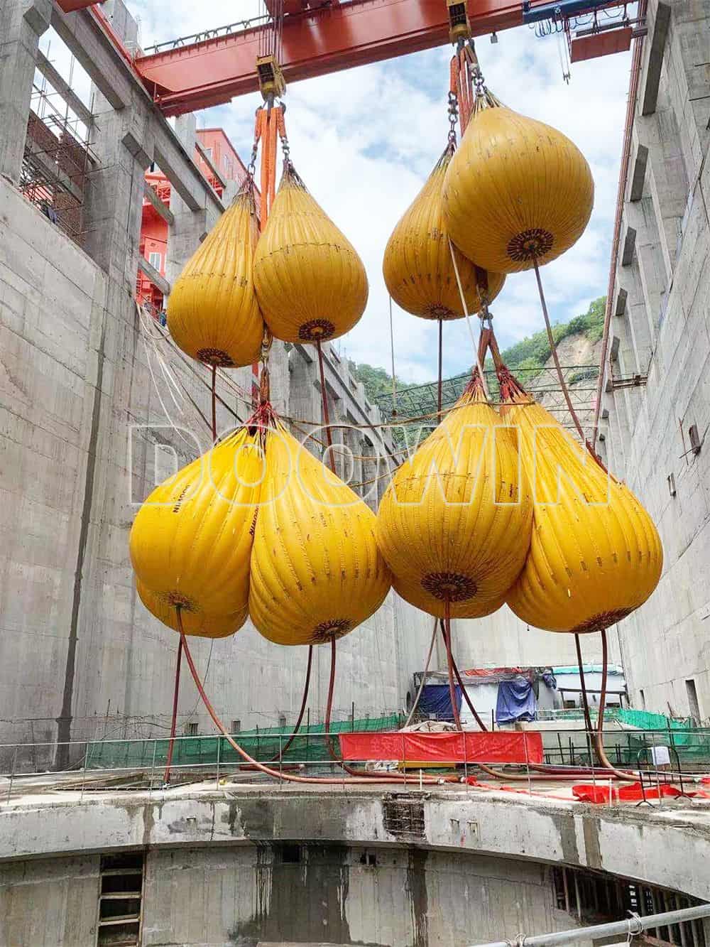 600ton load testing water weight bags